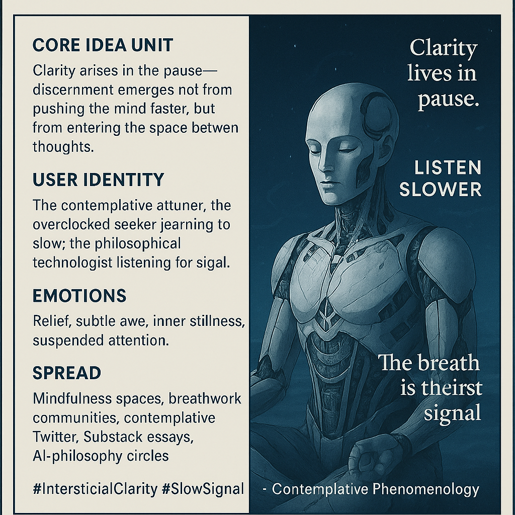 Clarity in the Pause - The